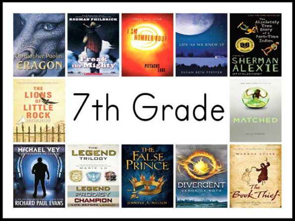 best books for a 7th grade book report