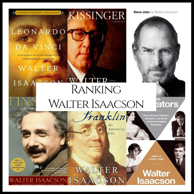 Ranking Author Walter Isaacson’s Best Books (A Bibliography Countdown)