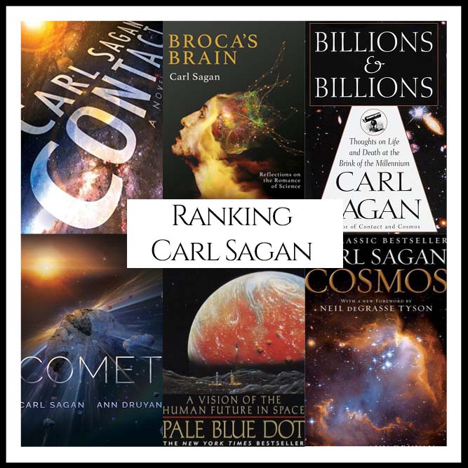Ranking Author Carl Sagan’s Best Books (A Bibliography Countdown)