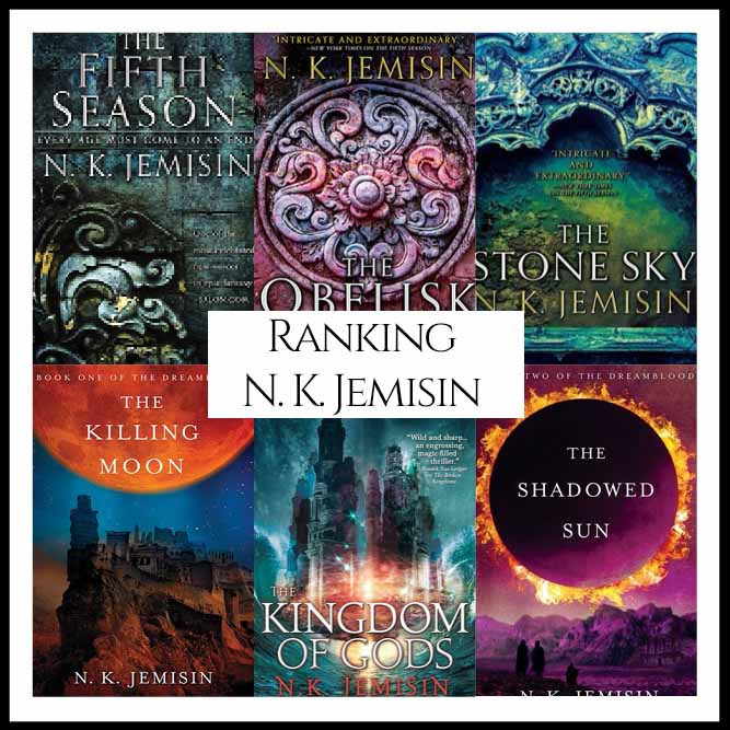 N.K. Jemisin Bibliography Ranking Books