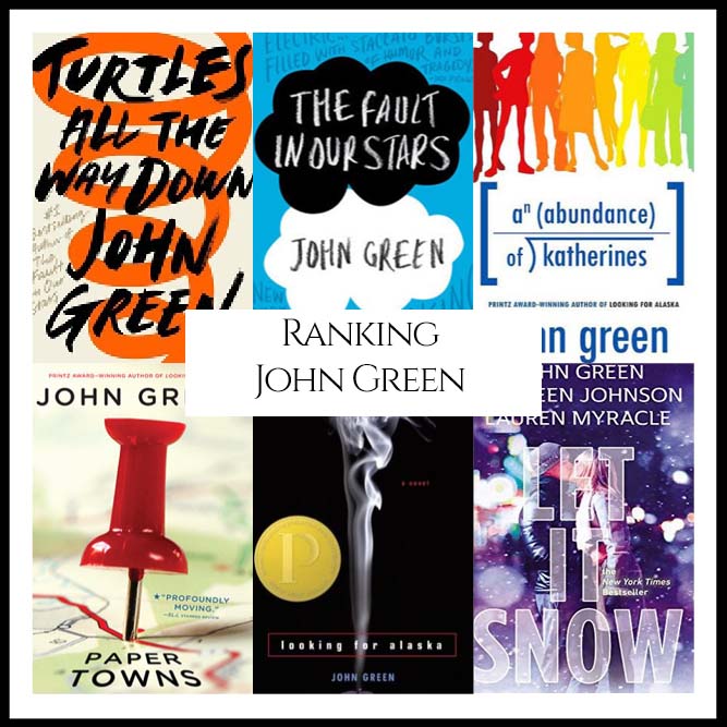 John Green Bibliography Ranking Books