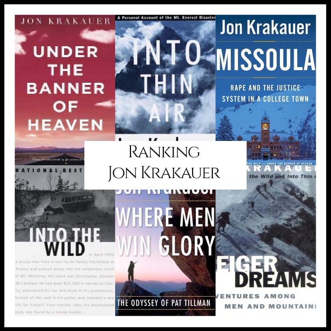 Jon Krakauer Bibliography Ranking Books