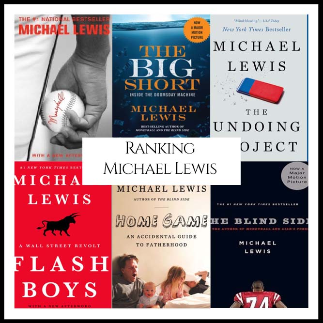 Michael Lewis Bibliography Ranking Books