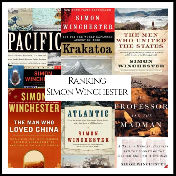 Simon Winchester Bibliography Ranking Books