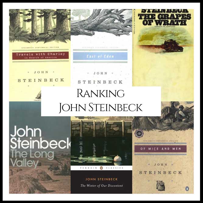 Ranking Author John Steinbeck’s Best Books (A Bibliography Countdown)
