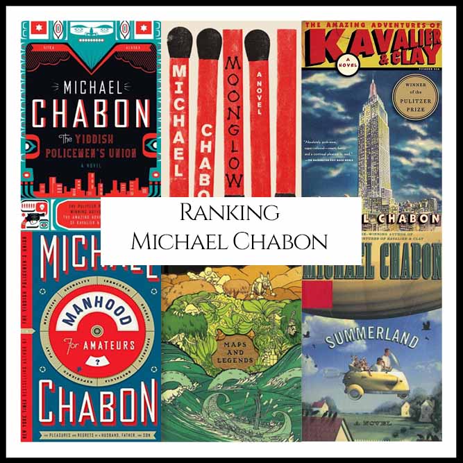 Ranking Author Michael Chabon’s Best Books (A Bibliography Countdown)