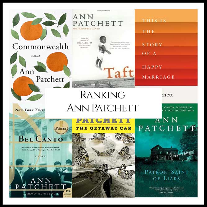 Ann Patchett Bibliography Ranking copy