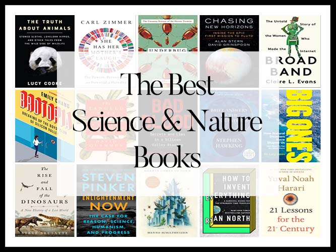 The Best Science & Nature Books of 2018 (A Year-End List Aggregation)
