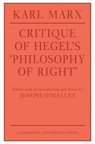 Critique of Hegel's Philosophy of Right