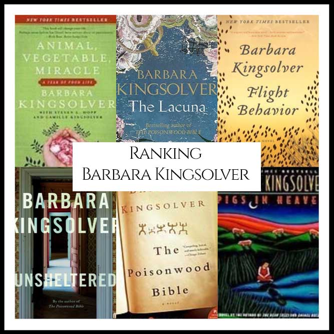Ranking Author Barbara Kingsolver’s Best Books (A Bibliography Countdown)