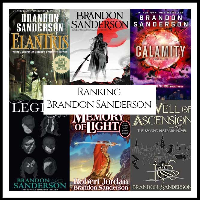 Ranking Author Brandon Sanderson’s Best Books (A Bibliography Countdown)