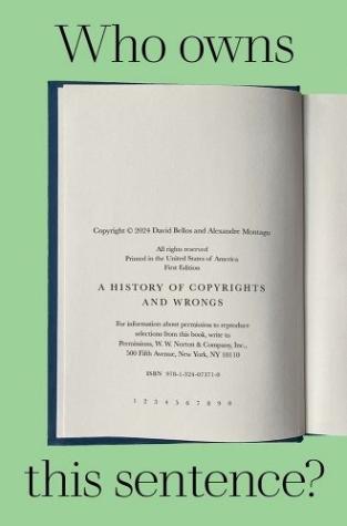 Who Owns This Sentence?